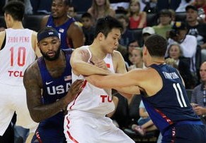 中国男篮vs美国男篮直播
