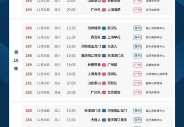 中超赛程比赛时间