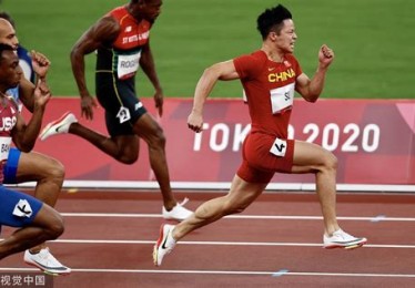 苏炳添破亚洲纪录是哪一天