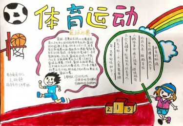 关于体育的手抄报图片