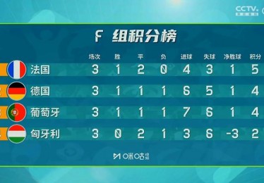欧洲杯积分榜出线情况分析