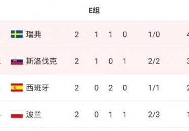 欧洲杯情况