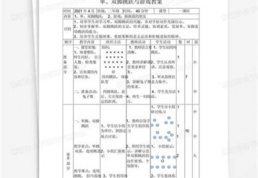 体育游戏双脚跳教案中班
