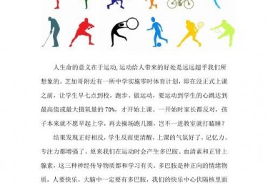 体育给我们带来了什么体育论文