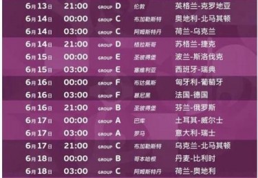 欧洲杯期间哪些国家放假休息？